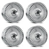 Set 4 24" Dolce Luxury Trento 24x10 6x135 6x5.5 25mm Chrome Floating Cap Wheels