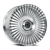 Set 4 24" Dolce Luxury Trento 24x10 6x135 6x5.5 35mm Chrome Floating Cap Wheels
