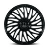 24" Dolce Luxury Sesto 24x10 6x135 6x5.5 35mm Glossy Black w Floating Cap Wheel