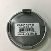 Milanni 475 Clutch Silver Center Cap C-638-3 2.5" C471HS
