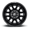 20" Fuel D673 Blitz 20x8.25 8x200 -202mm Gloss Black Milled Dually Truck Wheel