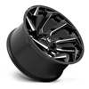Fuel 1PC D753 Reaction 18x9 8x6.5 Gloss Black Milled Wheel 18" 1mm Truck Rim