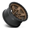Fuel 1PC D699 Kicker 17x9 5x5.0 Matte Bronze Black Bead Ring Wheel 17" -12mm Rim