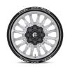 20" Fuel D798 Arc 20x10 6x135 6x5.5 Silver Brushed Milled Black Lip Wheel -18mm