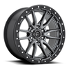 20" Fuel D680 Rebel 20x9 6x5.5 20mm Matte Gunmetal Black Bead Ring Offroad Wheel Truck SUV Rim