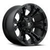 Fuel 1PC D560 Vapor 17x9 5x4.5 5x5.0 Matte Black Wheel 17" -12mm Rim