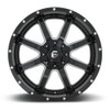 Fuel 1PC D610 Maverick 17x9 6x135 6x5.5 Gloss Black Milled Wheel 17" -12mm Rim