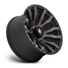 18" Fuel D674 Blitz 18x9 8x6.5 20mm Matte Black Double Dark Tint Wheel Truck Rim Offroad