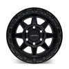 Set 4 17" Mayhem Ridgeline Satin Black 17x8.5 Wheels 6x135 Lifted Rims -6mm
