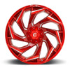 Fuel 1PC D754 Reaction 20x10 8x180 Candy Red Milled Wheel 20" -18mm Rim