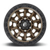 18" Fuel D696 Covert 18x9 6x135 -12mm Wheel Matte Bronze Black Bead Ring Rim