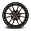 17" Fuel 1PC D762 Clash 17x9 6x5.5 Matte Black Double Dark Tint Wheel 1mm Rim