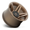 Fuel 1PC D765 SFJ 20x12 5x5.5 5x150 Matte Bronze Wheel 20" -44mm Lifted Rim