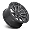 Fuel  D680 Rebel 20x9 5x5.0 Matte Gun Metal Black Bead Ring Wheel 20" 20mm