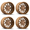 Set 4 20" Mayhem Intrepid Satin Bronze 20x9 Wheels 6x135 6x5.5 Truck Rims 0mm