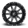 Fuel 1PC D627 Vandal 20x9 5x4.5 5x5.0 Gloss Black Milled Wheel 20" 1mm Rim
