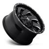 18" Fuel D574 Cleaver 18x9 5x4.5 5x5 Gloss Black Milled Wheel -12mm Offroad Rim
