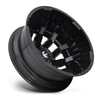 20" Fuel 1PC D675 Blitz 20x8.25 8x200 Gloss Black Wheel -202mm Rear Dually Rim
