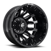 20" Fuel D673 Blitz 20x8.25 8x6.5 Gloss Black Milled -240mm Rear Dually Wheel