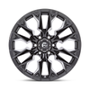 Fuel 1PC D803 Flame 20x9 6x135 Gloss Black Milled Wheel 20" 20mm Rim