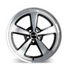 20" Ridler 652 Gloss Black Diamond Cut Face & Lip 20x8.5 Wheel 5x4.5 Rim 0mm