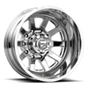Fuel Mono DE09 FF09D 20x10 10x170 Polished Wheel 20" -24mm Rim DF092000A845