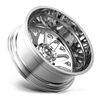 Fuel Mono DE19 FF19D 22x12 10x170 Polished Wheel 22" -50mm Rim