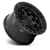 17" Fuel D786 Unit 17x9 5x5 Matte Black Matte Black Ring -12mm Offroad Truck Rim
