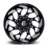Fuel 1PC D741 Runner 20x8.25 8x6.5 Gloss Black Milled Wheel 20" -265mm Rim