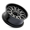 20" Ion 152 Gloss Black Milled 20x9 Wheel 8x170 0mm For Ford F250 F350 Truck Rim