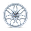 18" Motegi MR158 Tsubaki Hyper Silver W/ Machined Lip 18x9.5 Wheel 5x120 35mm