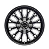 Set 4 20" Ion 152 Gloss Black Milled 20x9 Wheels 6x5.5 6x135 Truck Suv Rims 0mm