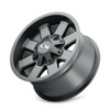 18" Ion 141 Satin Black 18x9 Wheel 8x6.5 18mm For Chevy GMC Ram Ford Truck Rim