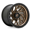 Fuel UTV D777 Runner UTV 15x10 4x156 Bronze With Black Ring Wheel 15" 0mm Rim