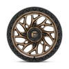 Fuel UTV D777 Runner UTV 15x10 4x156 Bronze With Black Ring Wheel 15" 0mm Rim