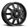 Fuel Mono DE09 FF09D 24x8.25 10x225 Matte Black Milled Wheel 24" 105mm Rim