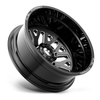 Fuel Mono DE19 FF19D 22x8.25 8x200 Gloss Black Milled Wheel 22" -202mm Rim