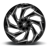 Fuel 1PC D753 Reaction 20x9 8x6.5 Gloss Black Milled Wheel 20" 1mm Rim