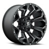 18" Fuel 1PC D546 Assault 18x9 5x4.5 5x5 Matte Black Milled Wheel -12mm Rim