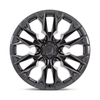 Fuel 1PC D804 Flame 20x10 6x135 Blackout Wheel 20" -18mm Rim
