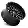 17" Fuel D761 Clash 17x9 6x5.5 -12mm Gloss Black Milled Wheel Offroad Truck Rim