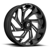 Fuel UTV D753 Reaction 22x7 4x156 Gloss Black Milled Wheel 22" 13mm Rim