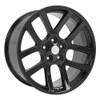 Set 4 22" OE Wheels DG51 Gloss Black 22x10 Wheels 5x5.5 Rims 25mm For Ram Dodge