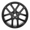 Set 4 22" OE Wheels DG51 Gloss Black 22x10 Wheels 5x5.5 Rims 25mm For Ram Dodge