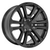20" OE Wheels CV99 Satin Black 20x9 Wheel 6x5.5 Rim 31mm For Chevy GMC