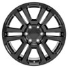 20" OE Wheels CV99 Satin Black 20x9 Wheel 6x5.5 Rim 31mm For Chevy GMC
