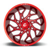 26" Fuel D742 Runner 26x14 Candy Red Milled 8x170 For Ford Truck Wheel -75mm Rim