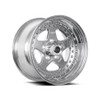 15" Center Line Telstar 2.0 Polish Center Polished Lip 15x7 Wheel 5x4.75 -06mm