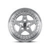 15" Center Line Telstar 2.0 Polish Center Polished Lip 15x7 Wheel 5x4.5 -06mm