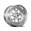 15" Center Line Rev 2.0 Polish Center Polished Lip 15x7 Wheel 5x4.5 -06mm Rim